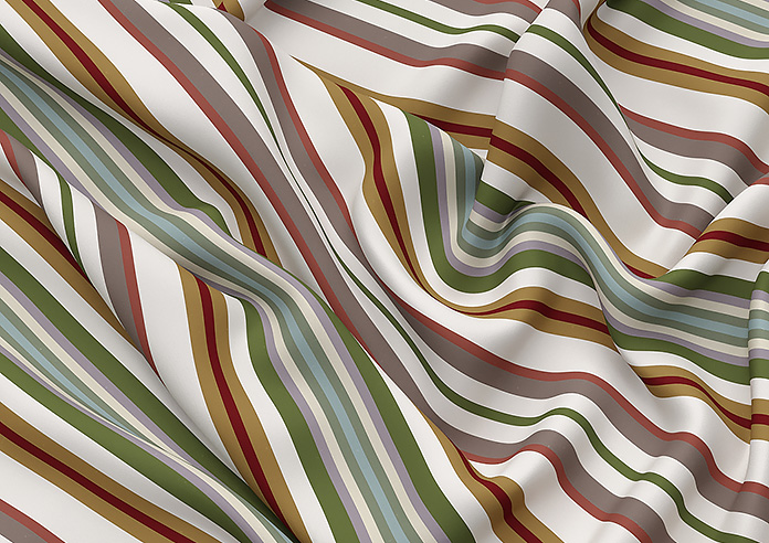 The British Stripe Co. Elizabeth, Highlands No.1 - Made to Measure Curtains - Image 4